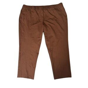 J. Jill Brown Ponte Pull On Pants Size 4X